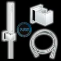 Produktbild: Grohe Euphoria Cube Handbrausegarnitur 27702000 Handbrause, Schlauch, Halter Set