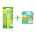 Produktbild: Gillette Venus Extra Smooth Damen Rasierer + 5-7-9er Rasierklingen OVP & Blister