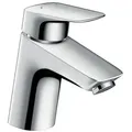Produktbild: Waschtischmischer Hansgrohe 70 Logis, Ausladung 107 mm, mit Zugstange, chrom - 71070000