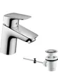 Produktbild: hansgrohe Einhebel-Waschtischmischer LOGIS chrom DN 15 mit Zugstangen-Ablaufg...