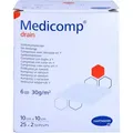 Produktbild: Medicomp drain Schlitzkomp.steril 10x10 cm 6lagig 25X2 St