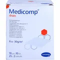 Produktbild: MEDICOMP drain Schlitzkomp.steril 10x10 cm 6lagig 50 St PZN16585505