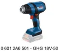Produktbild: Bosch GHG 18V-50 Heißluftgebläse, solo (06012A6501)