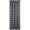 Produktbild: Adam Vorhang Romantic Puligny (1 St), Ösen, blickdicht, Jacquard, aus 100% Bio-Baumwolle blau 145 cm x 175 cm