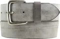 Produktbild: BELTINGER Gürtel aus weichem Vollrindleder Used-Look 5 cm | Jeans-Gürtel mit massiver Gürtelschnalle für Herren 50mm | Ledergürtel Vintage-Look | Dunkelgrau 90cm