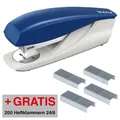 Produktbild: AKTION: LEITZ Heftgerät 5500 blau, 1 St. + GRATIS 200 Heftklammern 24/6 mit...