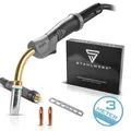 Produktbild: STAHLWERK Schweißbrenner AK25 MB25 3 m Schlauchpaket für MIG MAG Schweißgeräte
