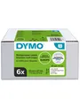 Produktbild: DYMO LabelWriter Mehrzwecketiketten | 32 mm x 57 mm | 6 Rollen mit je 1.000 leicht ablösbaren Etiketten (6.000 Etiketten) | selbstklebende Etiketten