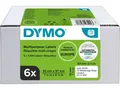 Produktbild: Dymo 2093094 (6 stuks) - Schwarz auf weiß - Etikett