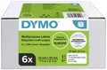 Produktbild: DYMO Etiketten Rolle Kombi-Pack 2093094 2093094 57 x 32mm Papier Weiß 6000 St. Permanent haftend Universal-Etiketten
