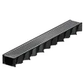 Produktbild: ACO Self® Hexaline 2.0 Entwässerungsrinne inkl. verzinktem Stegrost 1,0 m