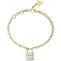 Produktbild: GUESS Damenarmband Padlock Goldfarben S JUBB05406JWYGS
