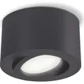 Produktbild: SSC-LUXon CELI-1N Deckenlampe flach mit LED fourSTEP Dimmen ohne Dimmer 4W neutralweiß 230V - Aufputz Spot schwenkbar anthrazit