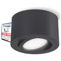 Produktbild: CELI-1N Decken Aufbauspot flach schwenkbar anthrazit fourSTEP LED 4W neutralweiß