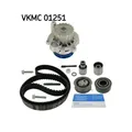 Produktbild: 1x Wasserpumpe + Zahnriemensatz SKF VKMC 01251 passend für AUDI FORD SEAT VW
