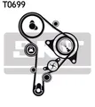 Produktbild: Wasserpumpe + Zahnriemen-Kit SKF VKMC 01251  für OE 038 109 119 M