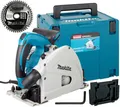 Produktbild: Makita Tauchsäge Handkreissäge + Sägeblatt 165 mm + Koffer + Zubehör SP6000J