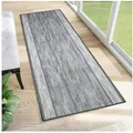 Produktbild: Tapiso Läufer Anti Rutsch, rechteckig, Höhe: 6 mm, Rutschfest Brücke Flur Küche Wohnzimmer Korridor Meterware grau 67 cm x 110 cm x 6 mm