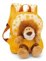 Produktbild: Nici Plüschfigur Nici 49850 Rucksack mit Plüschtier 21x26cm Löwe 25cm gelb