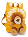 Produktbild: Nici 49850 Rucksack mit Plüschtier 21x26cm Löwe 25cm gelb | Travel Friends