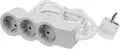 Produktbild: Legrand Flache Steckdosenleiste 3x Steckdose, 5 Meter Kabel weiss-grau 694567