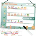 Produktbild: Mini Mindz® Tagesplaner für Kinder - Montessori Magnettafel im Niedlichen Design mit 160 Magneten & Stift - Lernspiele ab 3 Jahren