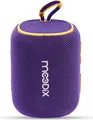 Produktbild: Moodix Bluetooth Lautsprecher, IPX6 Wasserdicht, Lila, 10W – Ideal für Dusche & Outdoor, TF-Karte & USB, Kompatibel mit Handys