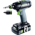 Produktbild: Festool T 18+3 HPC 4.0 I-Plus Akku-Bohrschrauber inkl. Koffer + 2 Akkus 4.0Ah, 576446