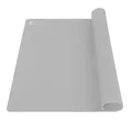 Produktbild: Rutschfeste Antihafte Backunterlage/Backmatte Silikon Groß 60 x 40 cm Ausrollmatte Teigmatte Silikonmatte Backfolie Arbeitsmatte für Fondant Gebäck Pizza Matte, BPA Frei, von Super Kitchen（Grau）