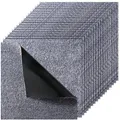 Produktbild: VEVOR 10 Stk. Teppichfliesen Selbstklebend Teppichboden Bodenbelag 457,2mm Grau