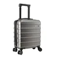 Produktbild: Cabin Max Anode 30L 45x36x20 cm Handgepäck Koffer – leicht, Hartschale, 4 Räder, Leichtes Handgepäck geeignet für Easyjet unter dem Sitz (Graphite 45 x 36 x 20 cm)