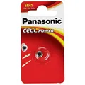 Produktbild: Panasonic SR41 Silberoxid Knopfzelle für Uhren, Taschenrechner, Spielzeug, medizinische und andere kleine Geräte mit hohem Energiebedarf, Typ SR41, 1.55V, 1 Stück