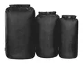 Produktbild: Tatonka Packsäcke Dry Sack Set 3 (10l / 18l / 30l) - DREI wasserdichte Packbeutel mit Rollverschluss und Steckschließe - Aus recyceltem Polyester - 10, 18 und 30 Liter Volumen (schwarz)