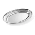 Produktbild: Hendi Servierplatte 404508, 45 x 29cm, Edelstahl silber, oval