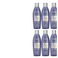 Produktbild: 6x250ml Swiss-o-Par Shampoo Silver gegen Gelbstich | Intensive Pflege | vegan
