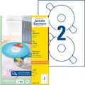 Produktbild: AVZ L6043-100 - CD-Etiketten, ClassicSize, Inkjet, Laser, 200 Stück, weiß