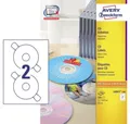 Produktbild: Avery Zweckform Etiketten CD/DVD-Etikett L6043-100 Etik./Pack.