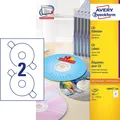 Produktbild: AVERY Zweckform CD Etiketten ClassicSize Durchmesser: 117 mm weiß 200 Etiketten