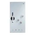 Produktbild: Zeller Glas-Magnettafel 20,0 x 40,0 cm weiß