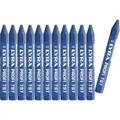 Produktbild: Lyra Signierkreide 4870051 Profi 797, 12 Stück, blau, eckig gespitzt, papiert, 12 cm lang