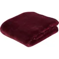 Produktbild: Gözze Kuscheldecke Premium Cashmere Feeling, bordeaux, flauschig und weich, 500 g/m², 130 x 170 cm