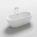Produktbild: Badewanne freistehend 170cm Standbadewanne Badewanne mit Armatur Acrylwanne