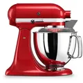 Produktbild: KitchenAid Küchenmaschine Artisan 4,8l, Empire Rot 8tlg. Metall