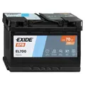 Produktbild: Exide 70Ah Autobatterie EL700 EFB 720A/EN 12V Start-Stop betriebsbereit NEU