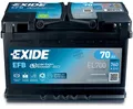 Produktbild: Autobatterie 12V 70Ah Exide Start-Stop EL700 EFB 760A/EN Starterbatterie PKW KFZ