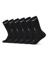 Produktbild: Nike Herren Everyday Cushioned Crew-trainingssocken (6 Paar), Black/White, M