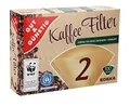 Produktbild: GUT&GÜNSTIG 100 Stück Kaffeefilter Größe 2 | Filtertüten 1x2