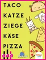 Produktbild: blue orange, Taco Katze Ziege Käse Pizza, Partyspiel, Kartenspiel, 2 bis 8 Spiel