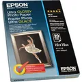 Produktbild: Epson Ultra Glossy Photo Paper  S041926  10x15cm  20 Blatt  300g