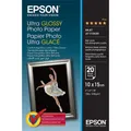 Produktbild: Epson Ultra Glossy Photo Paper, 100 x 150 mm, 300 g/m², 20 Blatt